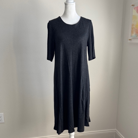 LOFT Dresses & Skirts - Black T shirt Women's Dress